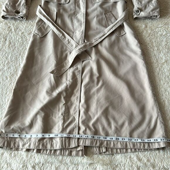 J Gallery beige trench coat size 10 - Picture 10 of 16